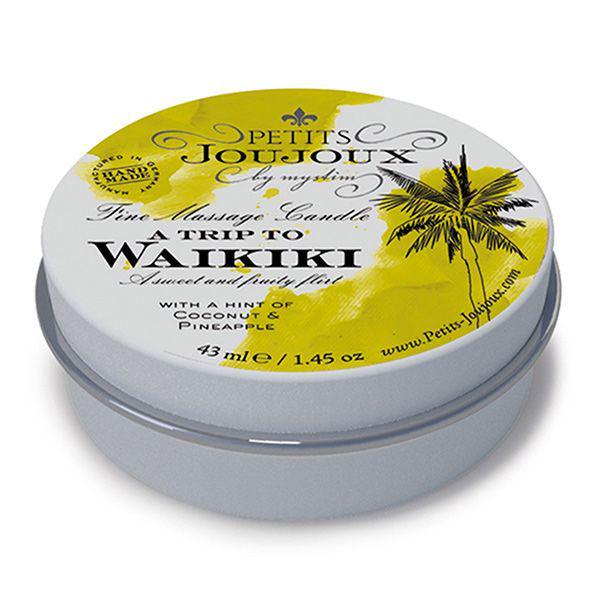 Массажная свеча Petits Joujoux Waikiki Beach Coconut and Pineapple 43 мл