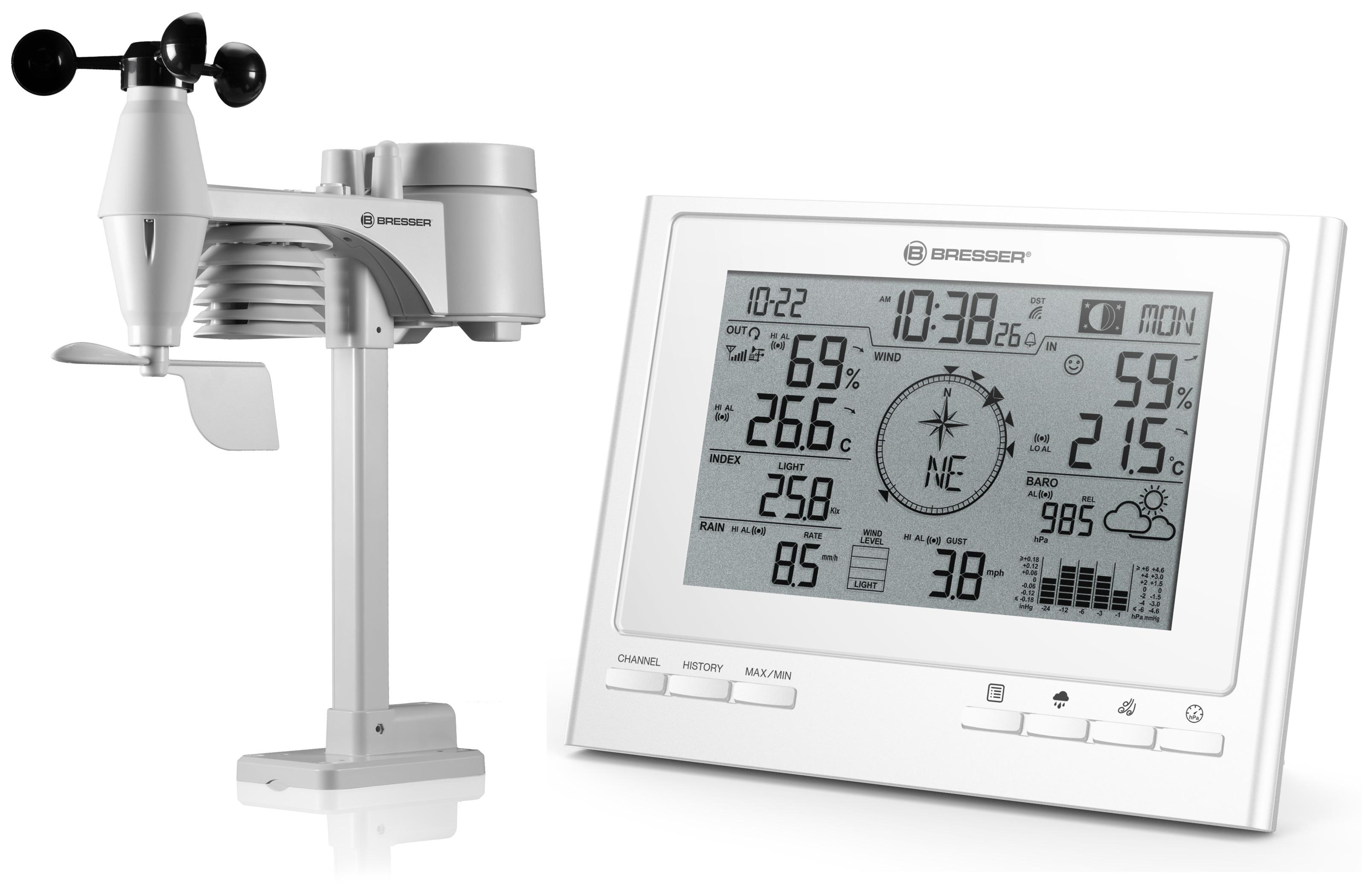 Метеостанція Bresser Exclusive Line Weather Center Climate Scout 7в1 (7003100GYE000)