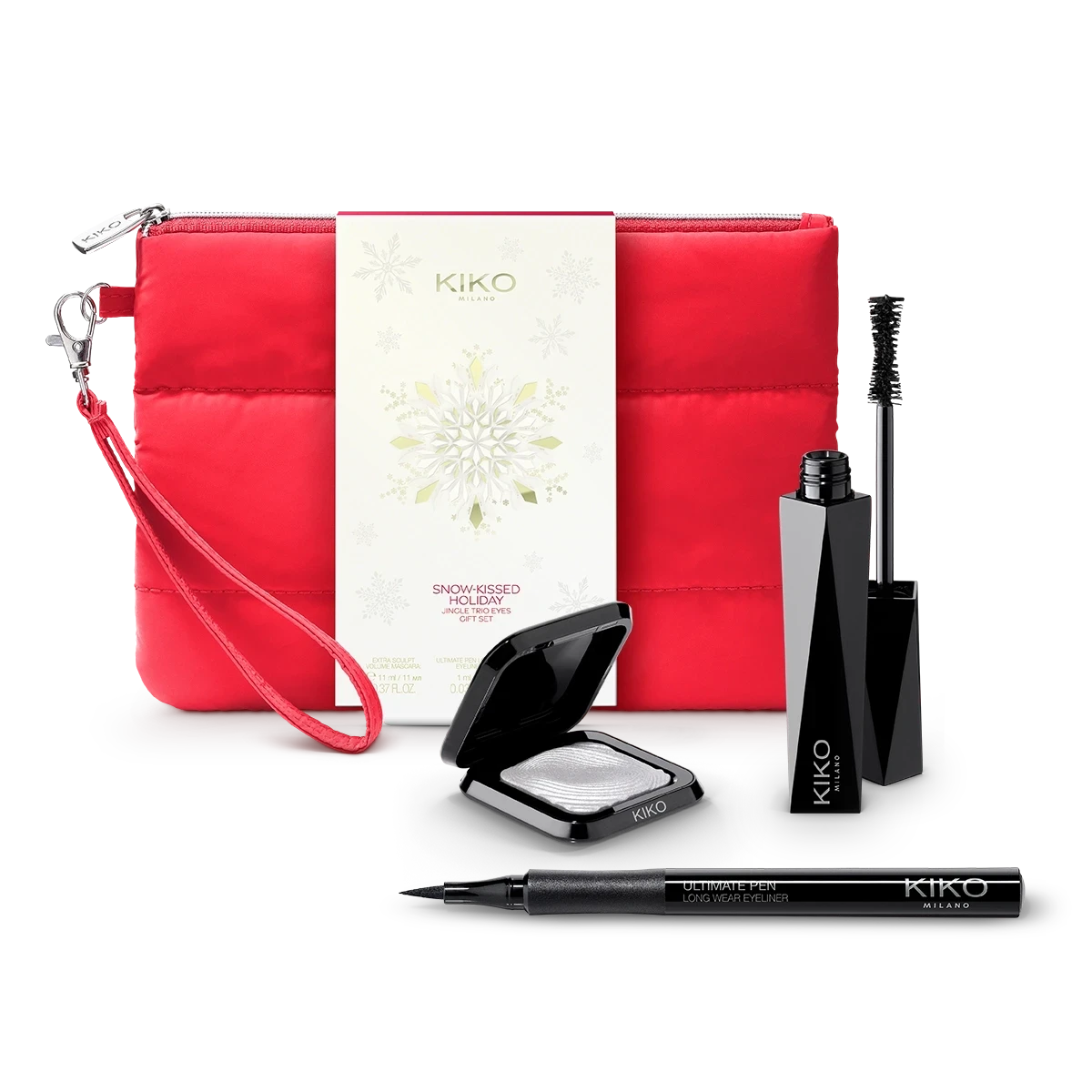 Подарунковий набір косметики Kiko Milano snow-kissed holiday jingle trio eyes gift set 3 од. (36026121)