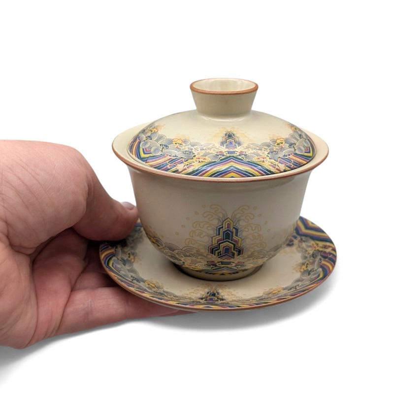 Заварочный чайник Орнамент вдохновение керамика 160 мл (10-3-0224) - фото 4