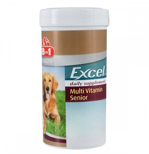 Вітаміни для літніх собак Excel Multi Vitamin Senior 8in1 70 табл. (660436/108696)