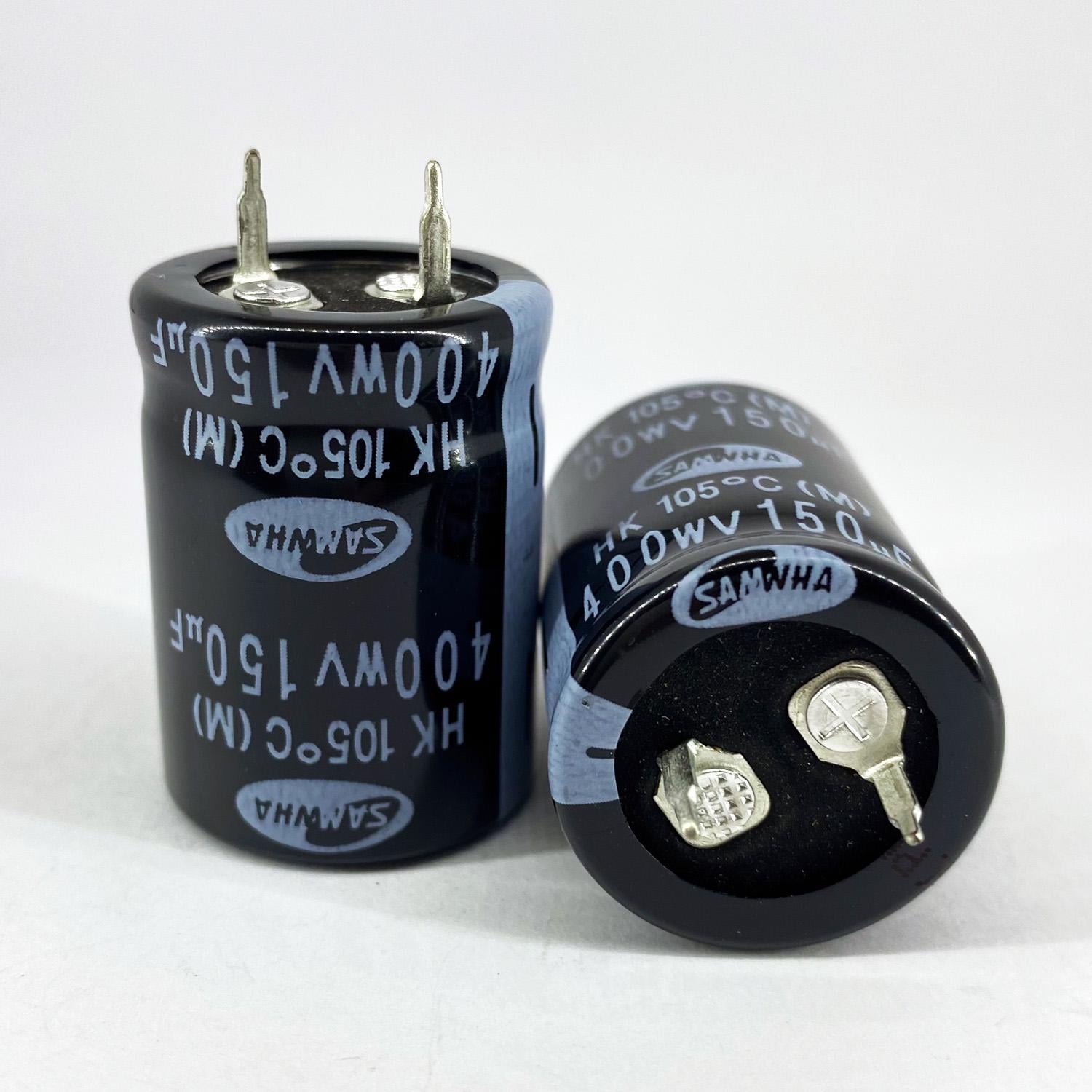 Электролитические конденсаторы Samwha 150 мкф 400V 22x30 мм 105 °C (5404)