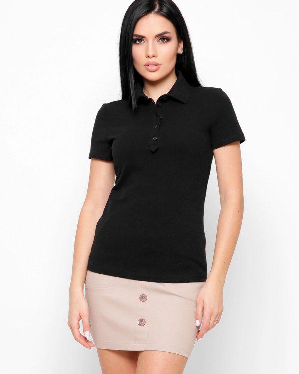 Футболка поло CRC -225-8 M Черный (2000002345398)