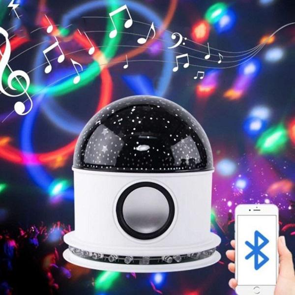 Диско куля LED Crysal Magic Ball Вluetooth USB з світло музикою динаміками та пультом - фото 4