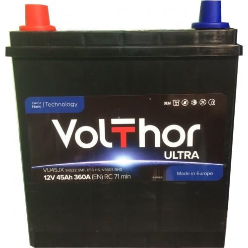 Акумулятор автомобільний лівий VOLTHOR TAB 45Ah / L 360A Азія