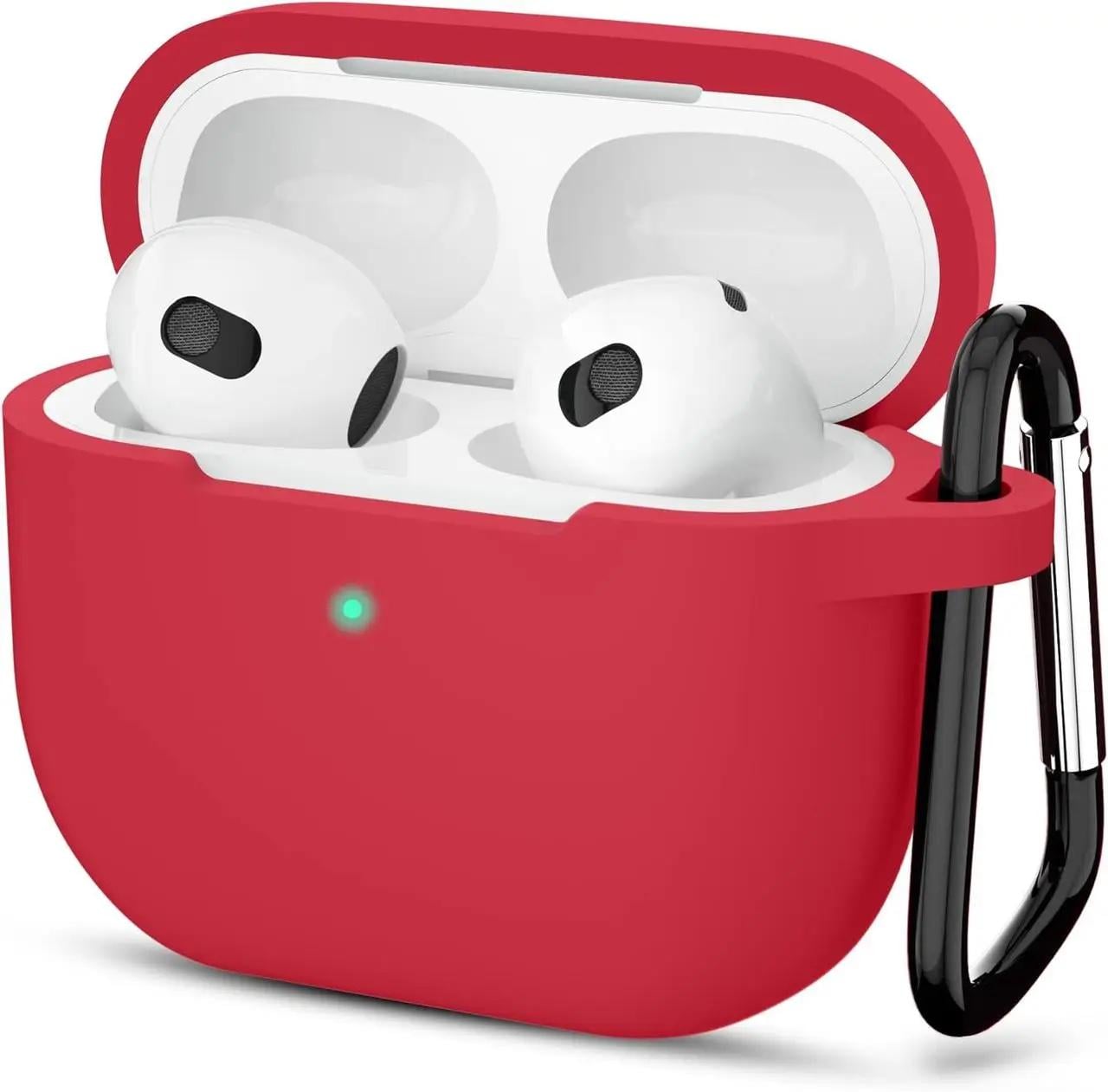 Чохол для навушників Apple AirPods 3 силіконовий Червоний (VANAX55003)