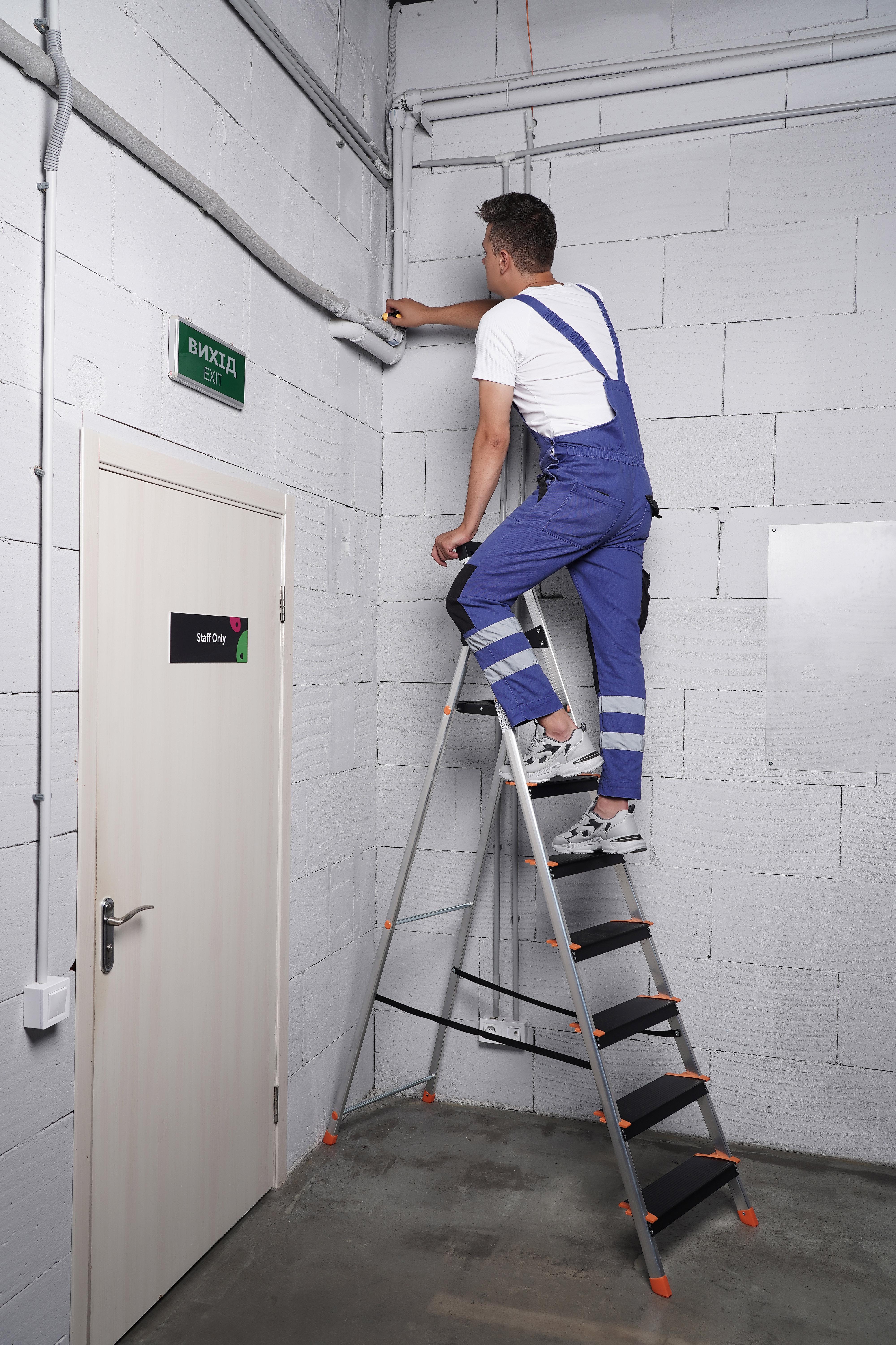 Cтрем’янка алюмінієва Steppy Forta 7 на 7 сходинок (4017C) - фото 13 Cтрем’янка алюмінієва Steppy Forta 7 на 7 сходинок (4017C) - фото 13