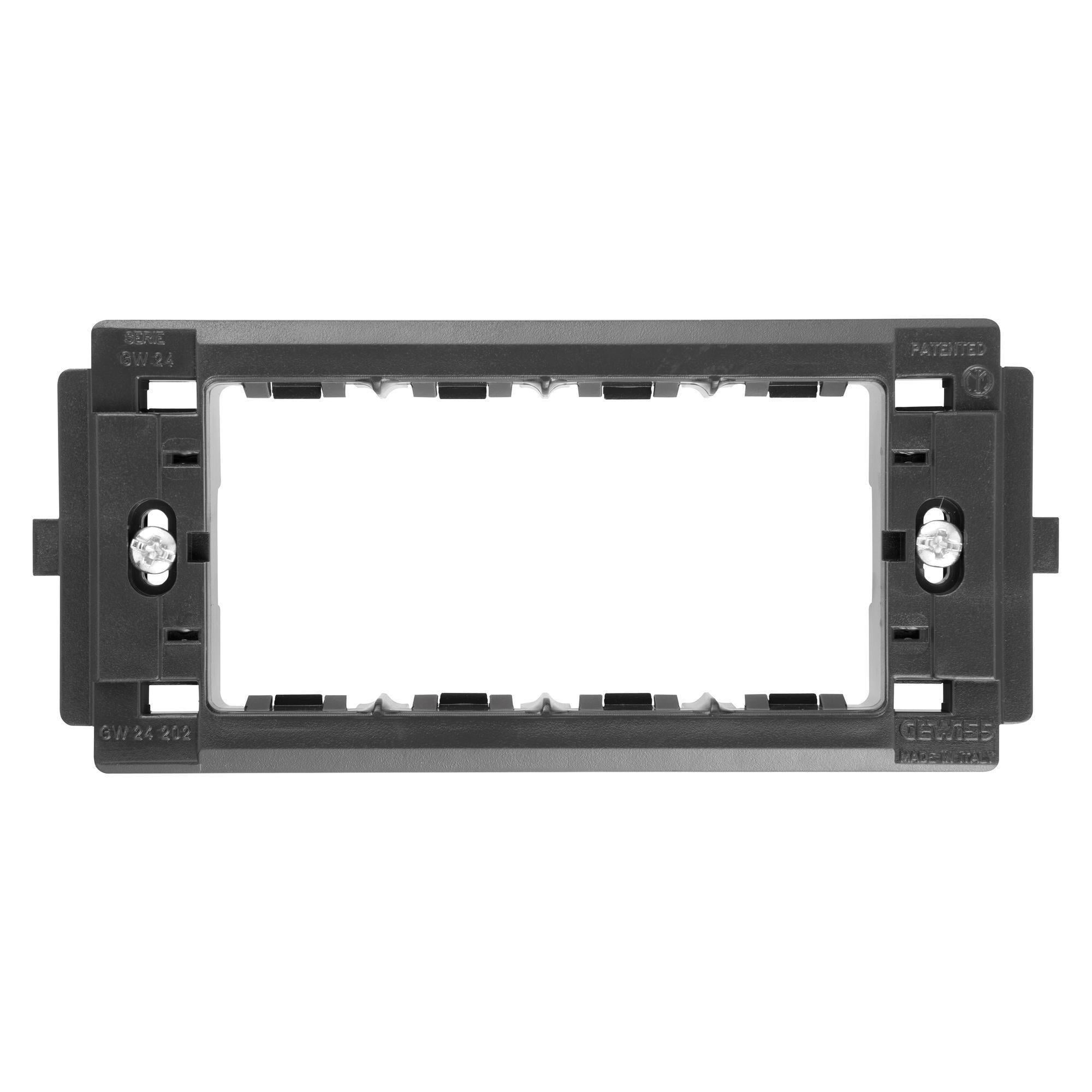 Суппорт Gewiss System 4 модуля 140x62x18,5 мм (GW24202)
