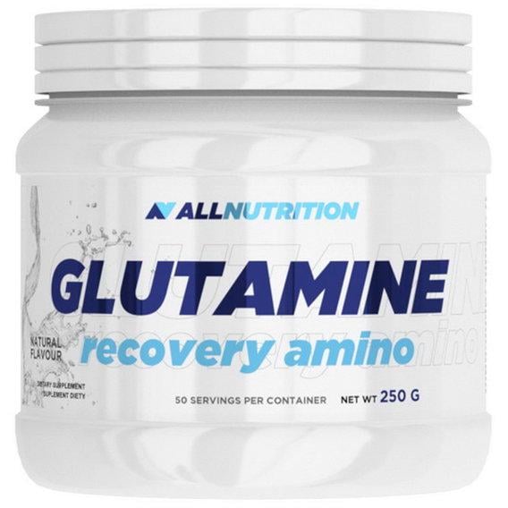 Глютамін для спорту All Nutrition Glutamine Recovery Amino 250 г 50 порцій Unflavored