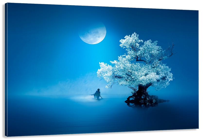 Картина на холсте в гостиную/спальню Природа 80х160 см (MLP_339)