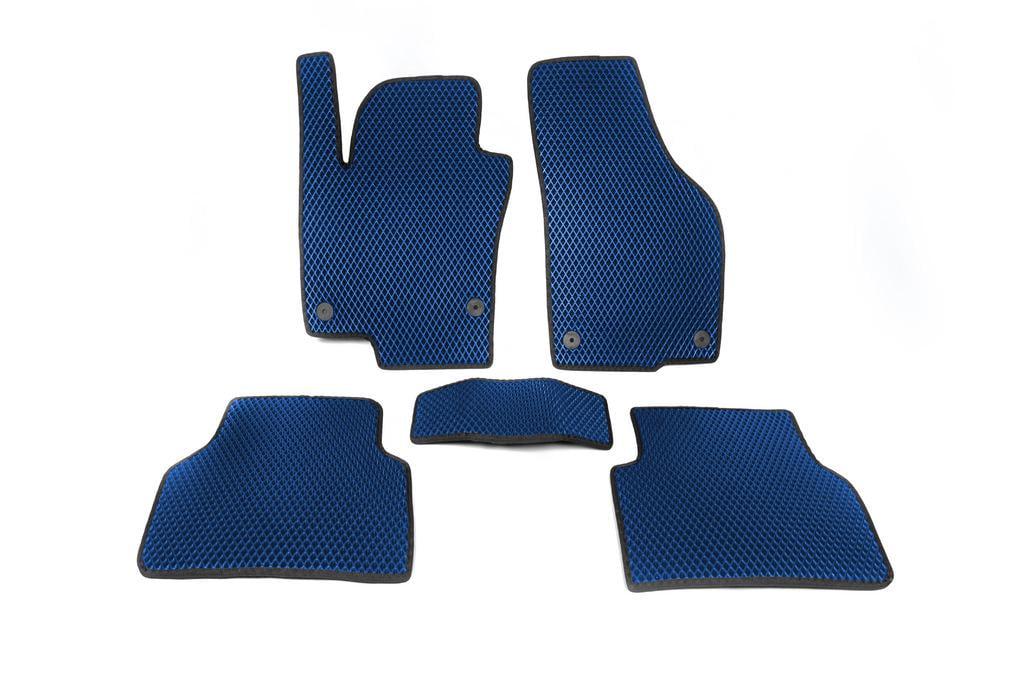Коврики EVA Digital Designs для Volkswagen Tiguan 2007-2016 гг. этилвинилацетат Синий