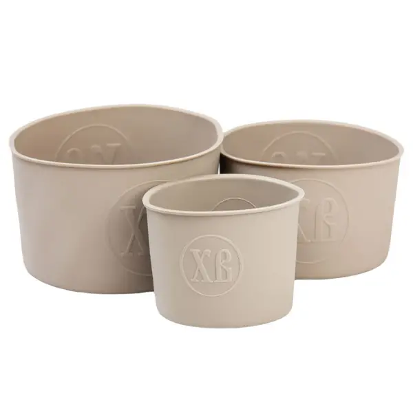 Набор форм для выпечки пасхи силиконовых 3 шт. 1,7/1/0,6 л Бежевый (HP-35-557BE) Набор форм для выпечки пасхи силиконовых 3 шт. 1,7/1/0,6 л Бежевый (HP-35-557BE)