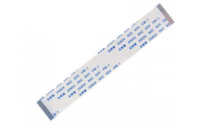 Шлейф плоский 30 pin прямой шаг 0,5 мм длина 30 см AWM 20624 80C 60 VW-1 гибкий кабель (2634686489)
