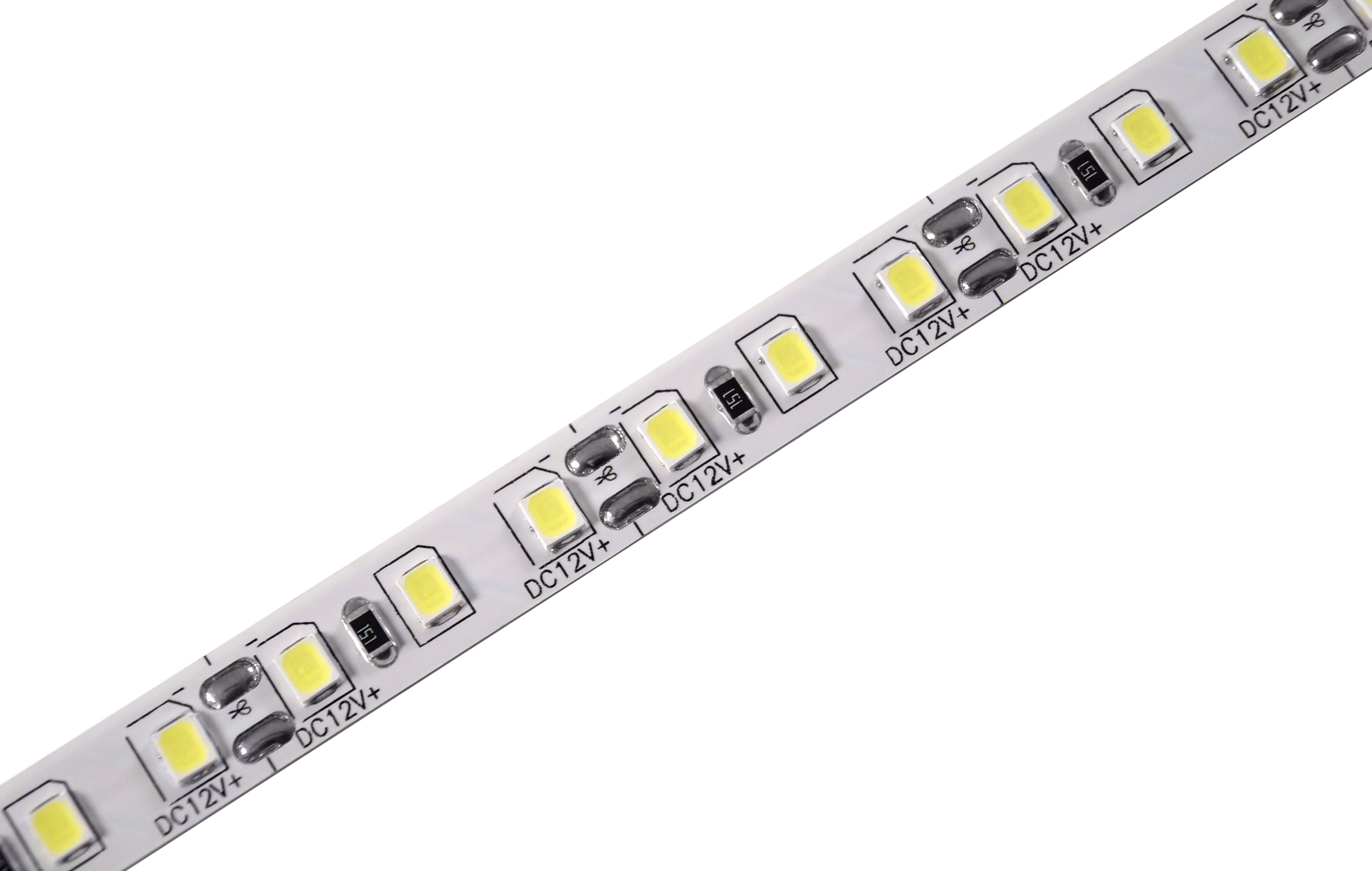 Світлодіодна стрічка MTK 3528 120 LED 8 мм 12 В 9,6 Вт/м IP20 подвійна плата Білий (5458) - фото 2