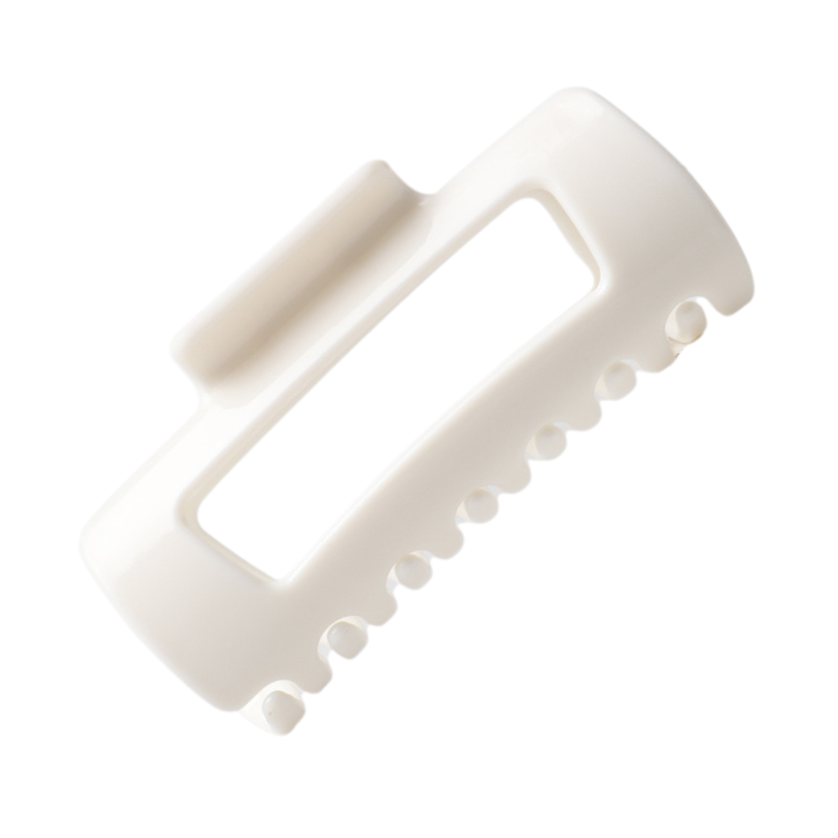 Заколка-крабик для волосся FaineClour Білий (2726)