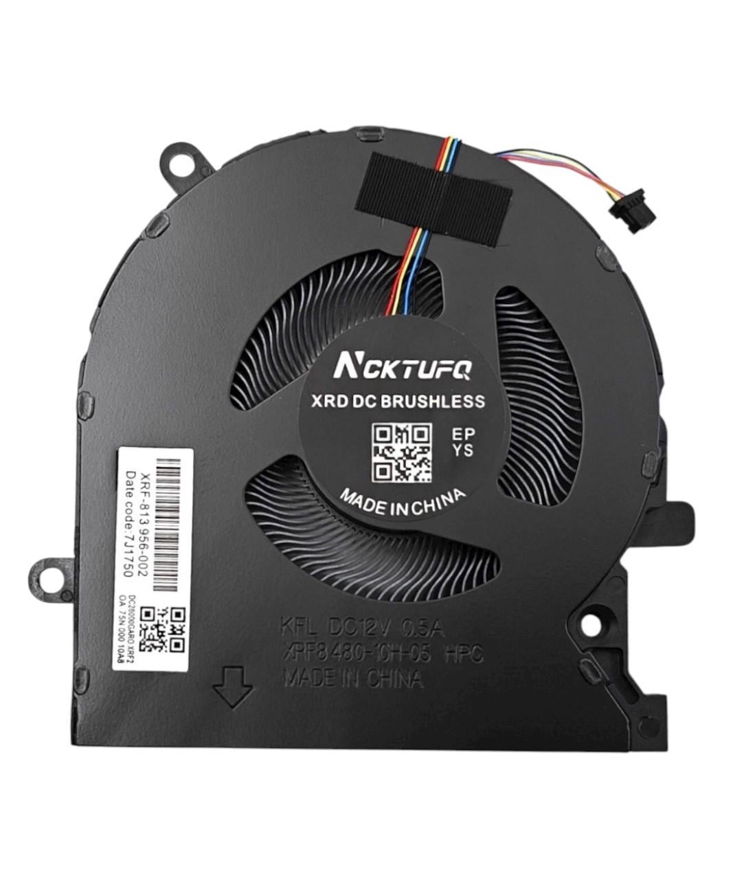 Кулер для ноутбука HP OMEN 15-EK/15-EN/TPN-Q238/TPN-Q236 CPU/12 V Кулер для ноутбука HP OMEN 15-EK/15-EN/TPN-Q238/TPN-Q236 CPU/12 V