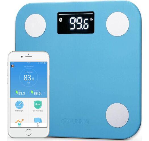 Весы напольные смарт Yunmai Mini Smart Scale M1501-BL Blue - фото 4