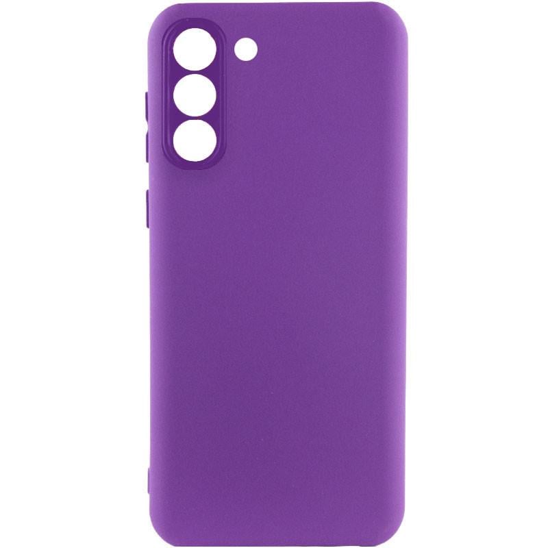 Противоударный Чехол Silicone Cover Lakshmi Full Camera (A) для Samsung Galaxy S22+ Фиолетовый / Purple