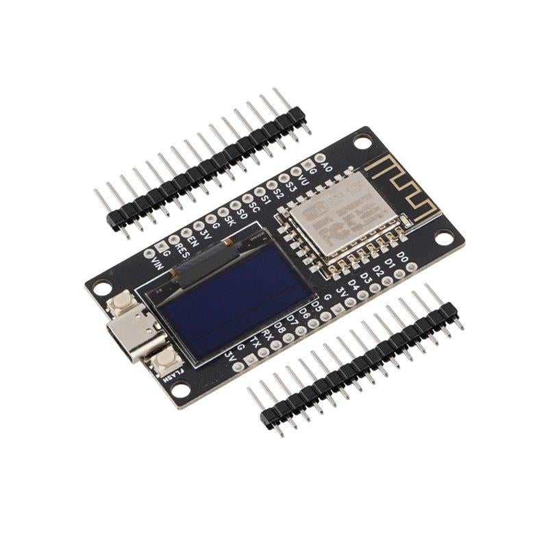 Модуль WI-FI ESP8266 NodeMCU с OLED-дисплеем (A725042)