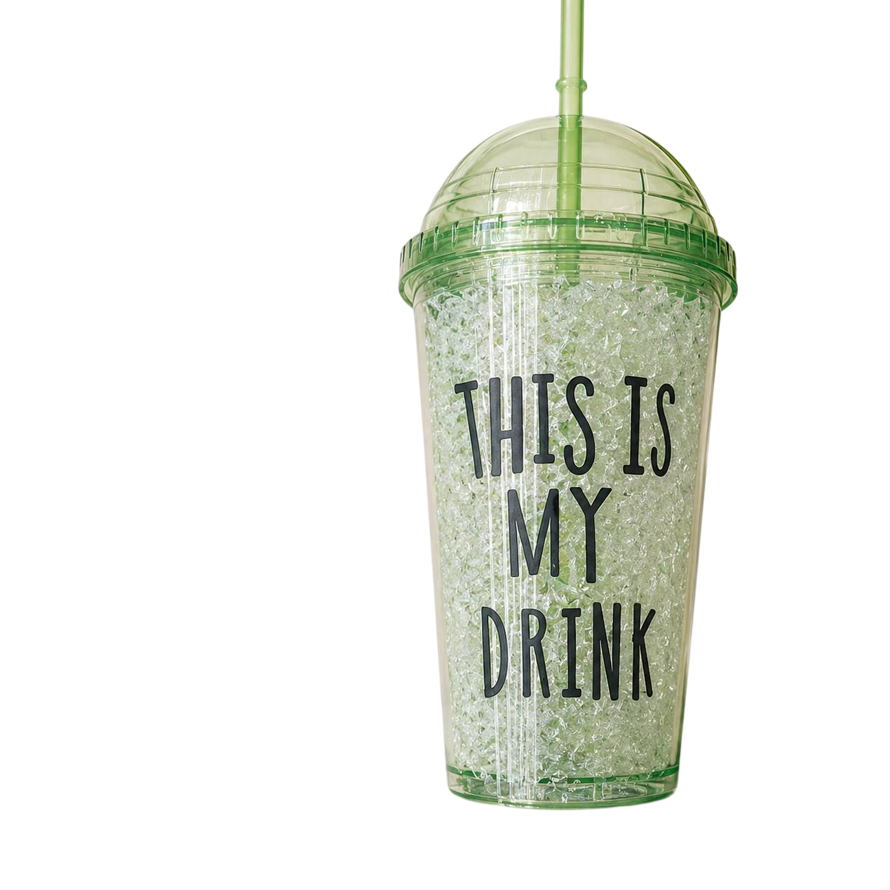 Стакан с крышкой и трубочкой My Drink 450 мл (R40030)