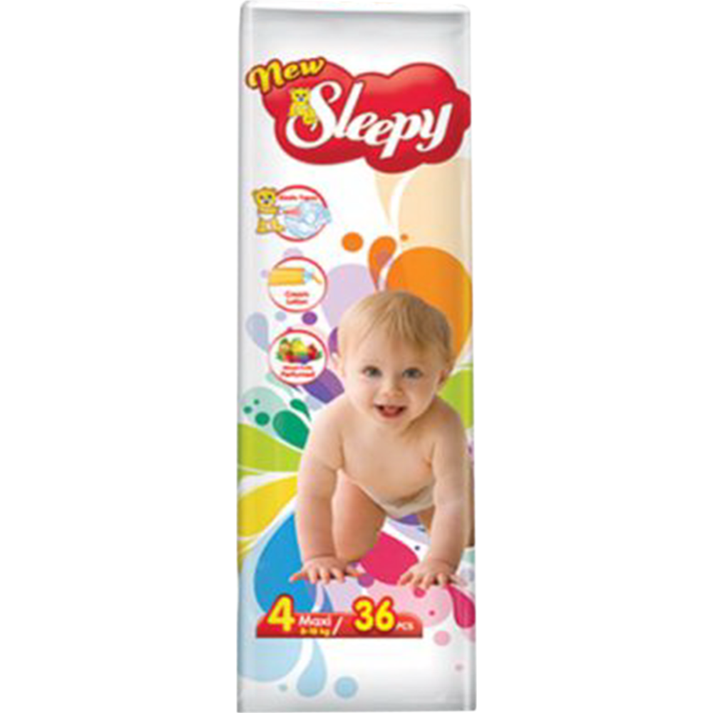 Подгузники детские Newsleepy maxi 4 36 шт. 8-18 кг