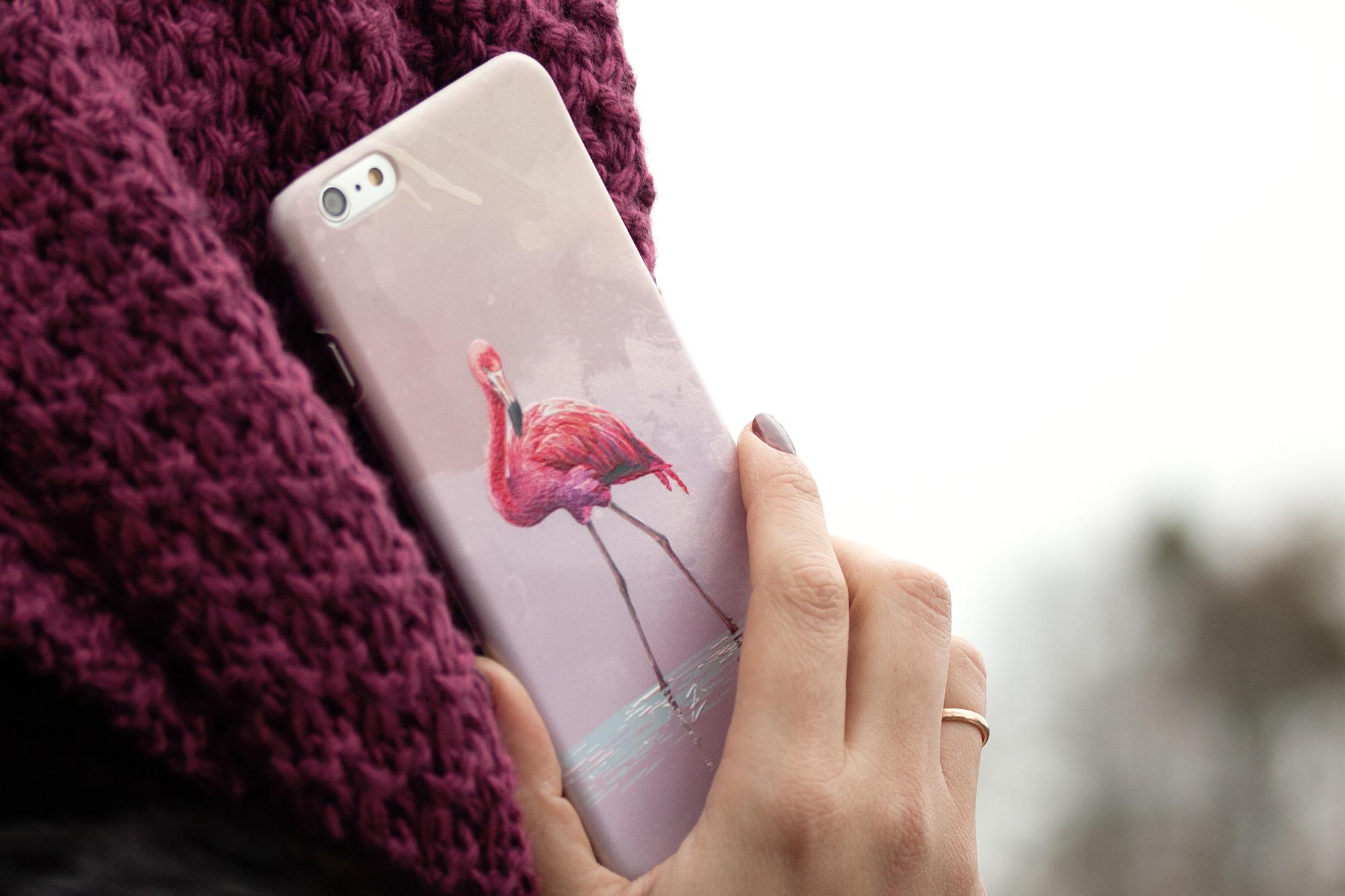 Силиконовый чехол Zorrov для Apple iPhone X - Flamingo (10290050153033515) - фото 4