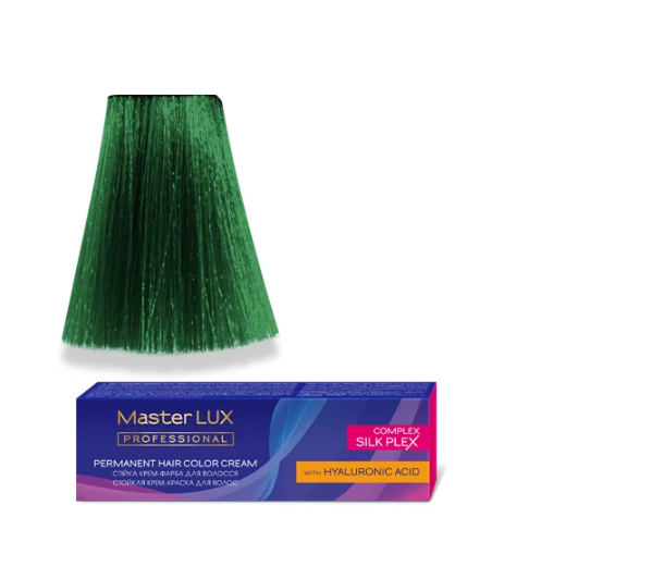 Крем-краска для волос стойкая Master LUX 0.28 60 мл Микстон матово-зеленый