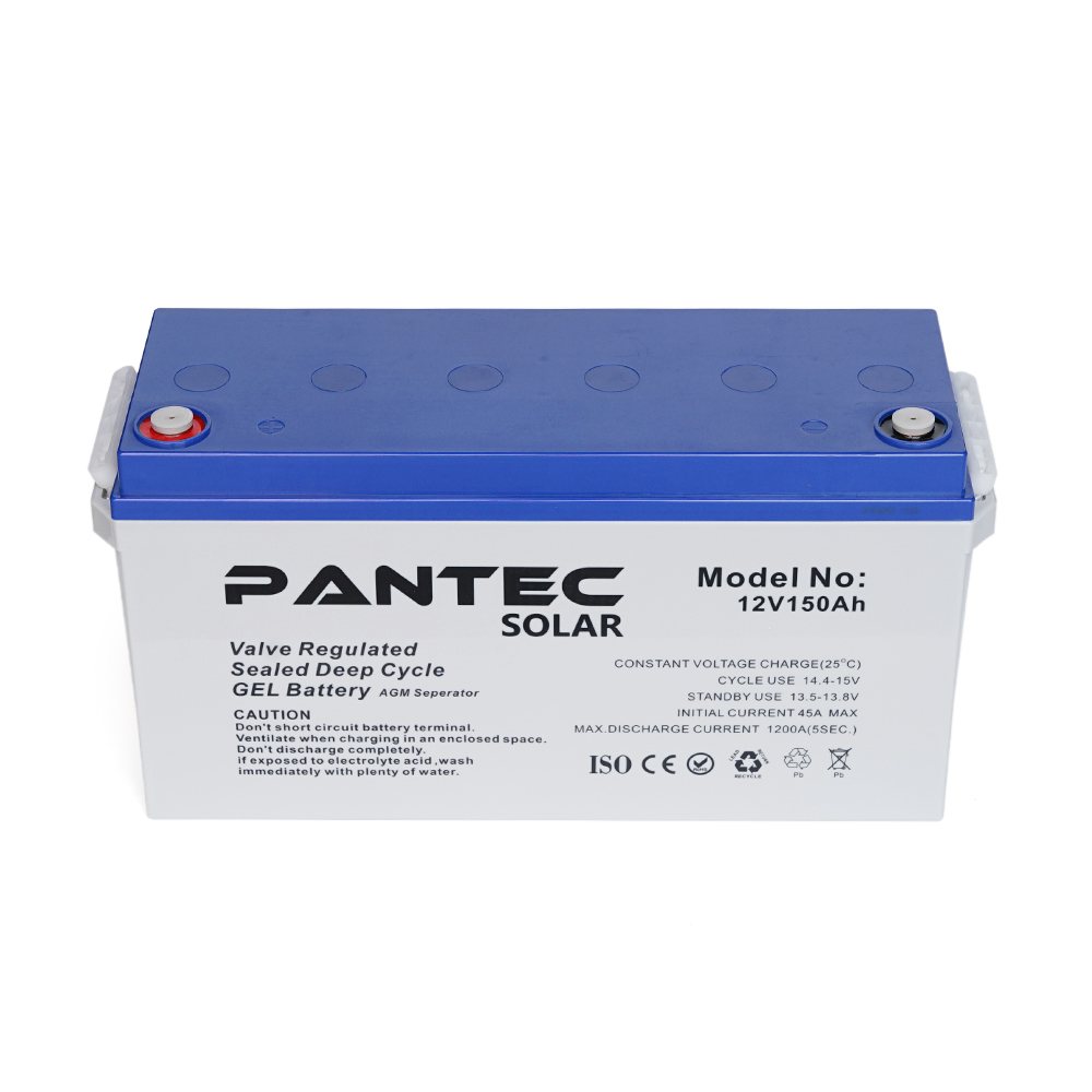 Аккумуляторная батарея PANTEC 150-12 GEL 12V 150Ah Q1/48 483x170x238 мм 43,6 кг Серый (YUT_V7877) - фото 2 Аккумуляторная батарея PANTEC 150-12 GEL 12V 150Ah Q1/48 483x170x238 мм 43,6 кг Серый (YUT_V7877) - фото 2