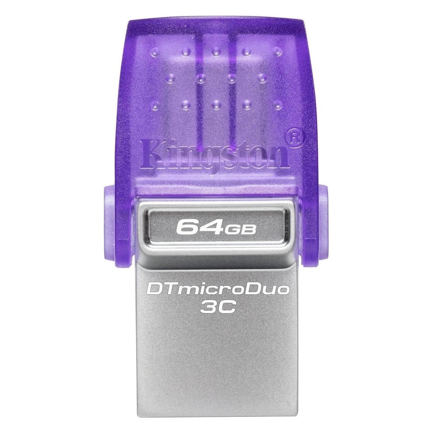 Флэш-память USB Kingston DataTraveler microDuo 3C 64 Гб USB-A/USB-C (DTDUO3CG3/64GB) Флэш-память USB Kingston DataTraveler microDuo 3C 64 Гб USB-A/USB-C (DTDUO3CG3/64GB)