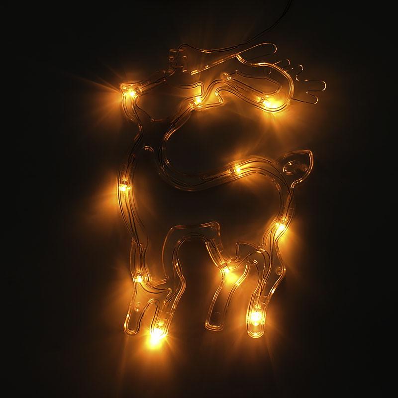 Украшение светодиодное Lesko LM-091 Deer на присоске (21-49-8650-31225)