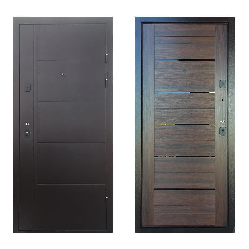 Дверь входная правая TD Аляска-777 2050х960 мм Коричневый/Царга дуб (30731342) Дверь входная правая TD Аляска-777 2050х960 мм Коричневый/Царга дуб (30731342)