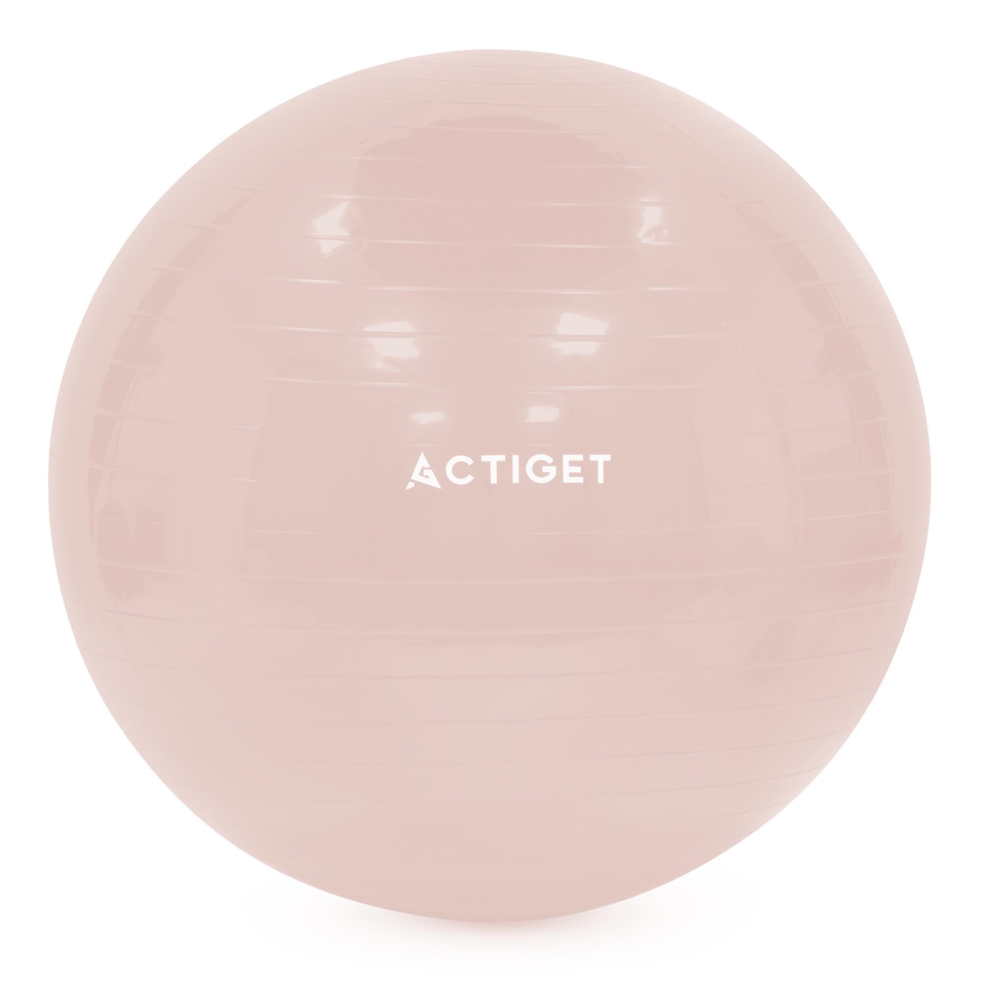 Мяч для фитнеса Actiget 65 см с насосом ACT0143 Light Pink Мяч для фитнеса Actiget 65 см с насосом ACT0143 Light Pink