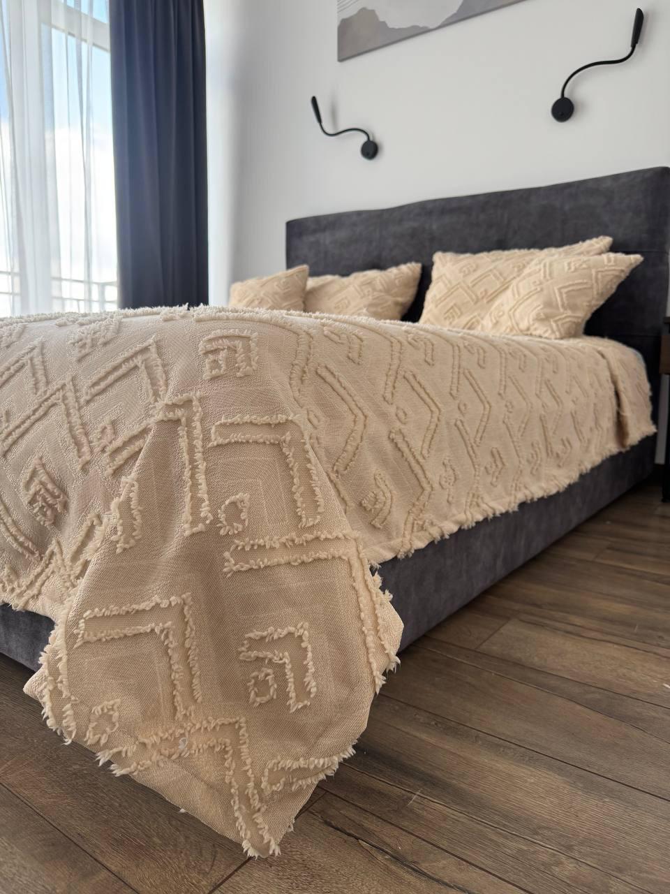 Покривало Бйорк 240x250 см Бежевий (23743-4-240x250cm) - фото 10