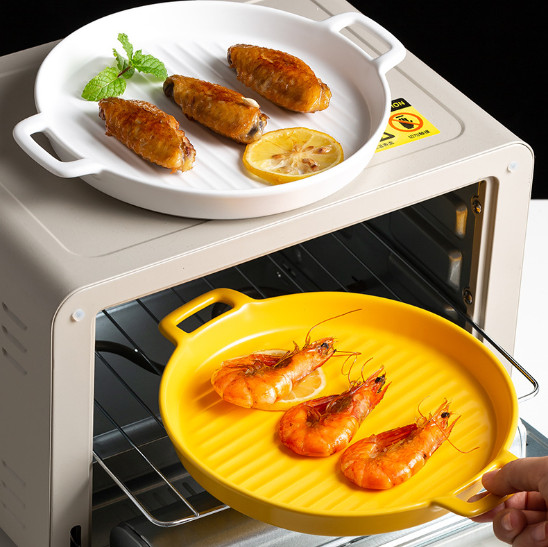 Блюдо з рифленим дном кругле 6742 22 см Білий (4356279) - фото 4 Блюдо з рифленим дном кругле 6742 22 см Білий (4356279) - фото 4