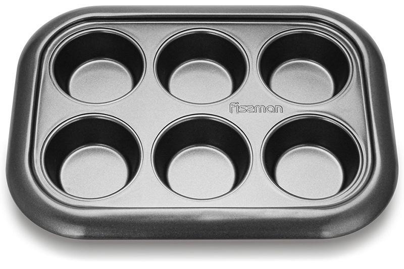 Форма для кексов Fissman Gingerbread 29,4x21x3,5 см 6 шт. (FN-5649)