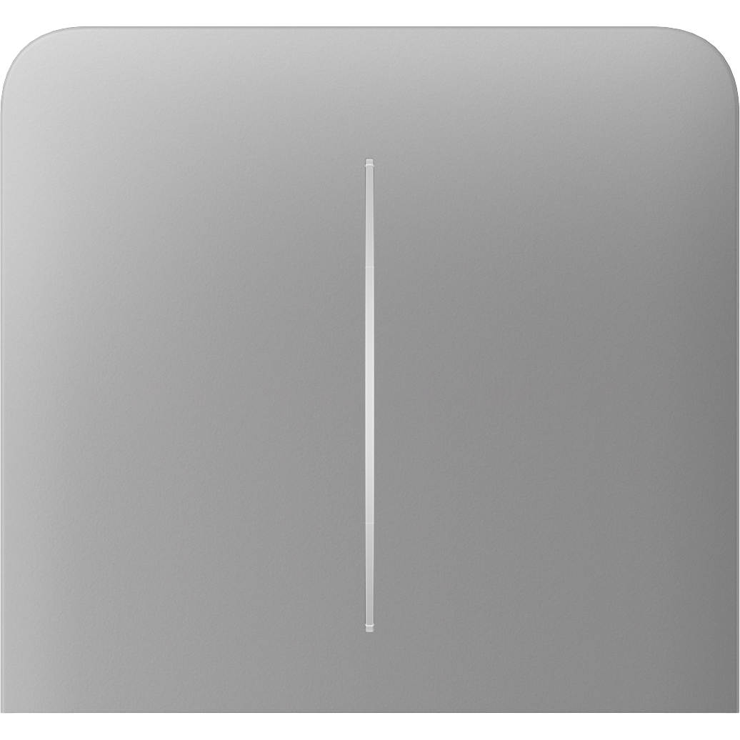Кнопка боковая для двухклавишного выключателя Ajax SideButton 2-Gang Vertical Fog (17469)