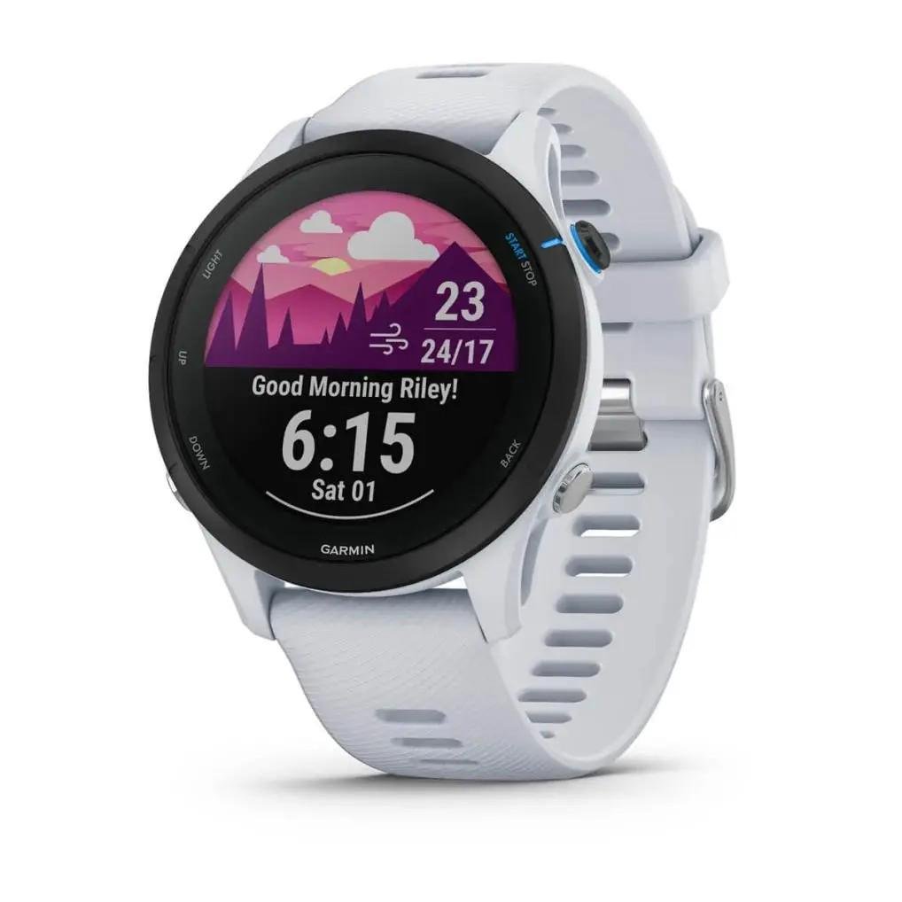 Смарт-годинник Garmin Forerunner 255 Music Whitestone (010-02641-21/31/58)