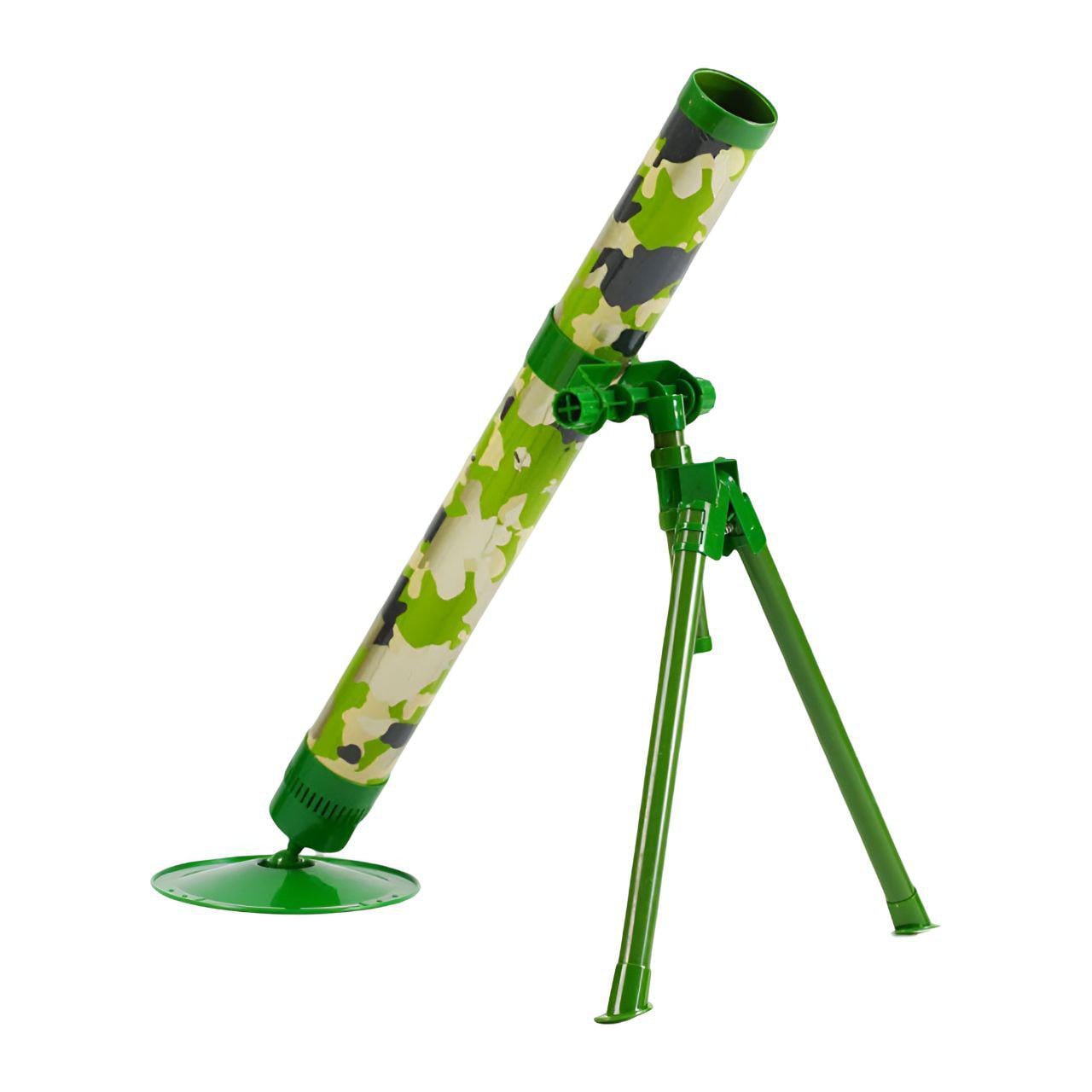 Іграшковий міномет TD 01 звук підсвічування механічний принцип роботи 3 м’які снаряди мішень Зелений Іграшковий міномет TD 01 звук підсвічування механічний принцип роботи 3 м’які снаряди мішень Зелений