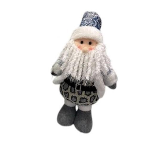 Новогодняя фигурка Stenson Santa Santa&amp; Co 38 см полиэстер и хлопок Разноцветный (M17274)