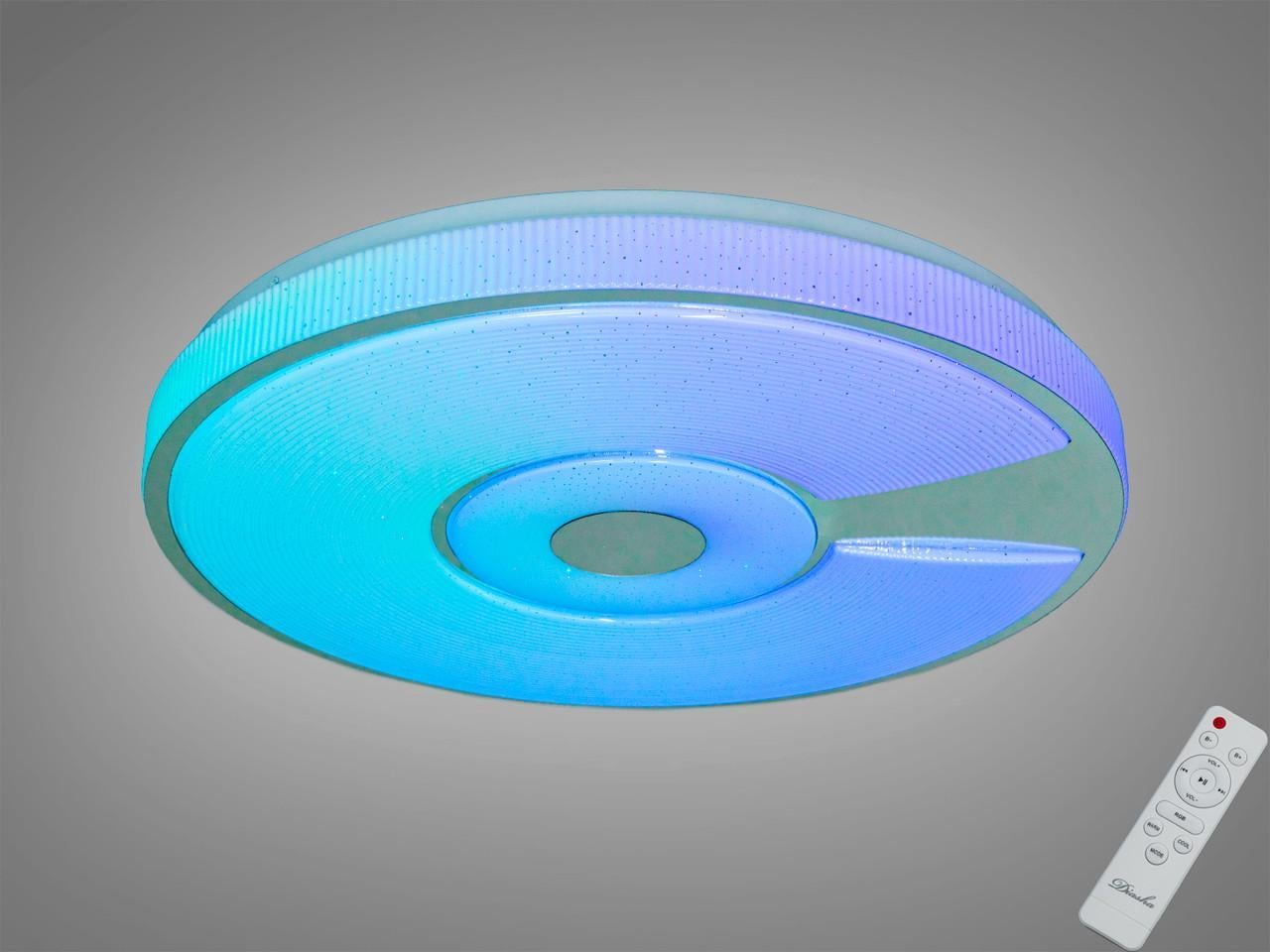 Смарт-люстра світлодіодна RGB 80В 15 м2 Білий (2989250479)