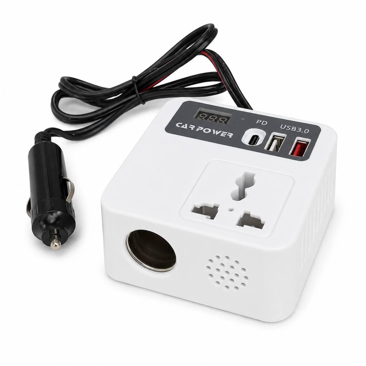 Автомобильный инвертор Car Power M1193 100W 12/24/220V USB (M1193) Автомобильный инвертор Car Power M1193 100W 12/24/220V USB (M1193)