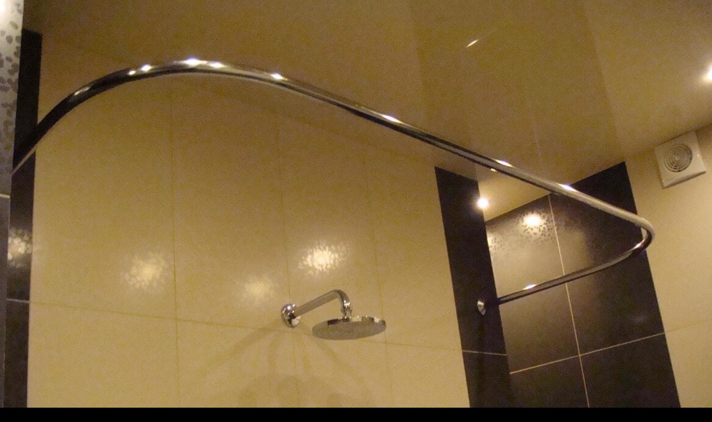 Карниз для ванной Комфорт Ф25 п-образный 150х70 см - фото 2