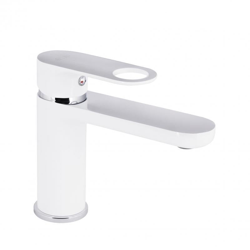 Смеситель для раковины Qtap Jay QTJAY270CRW45551 Chrome/White (3026719333)