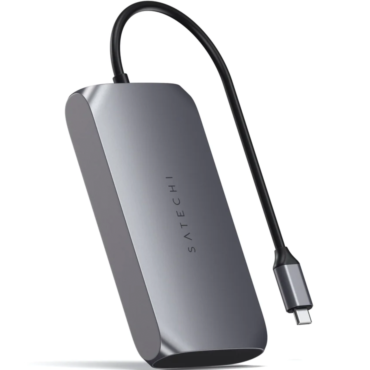 Адаптер Satechi Aluminum USB-C Multimedia Adapter M1 ST-UCM1HM переходник для макбука Space Gray