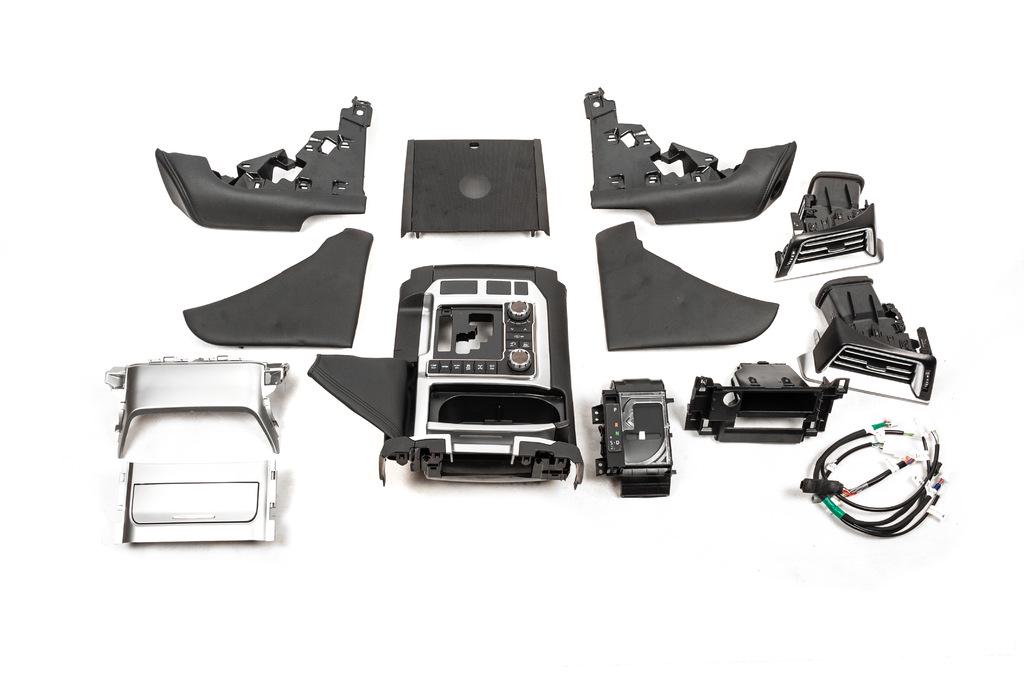 Комплект апгрейда салона на 2016 год. 1234 Upgrade для Toyota Land Cruiser 200 разные материалы Серый