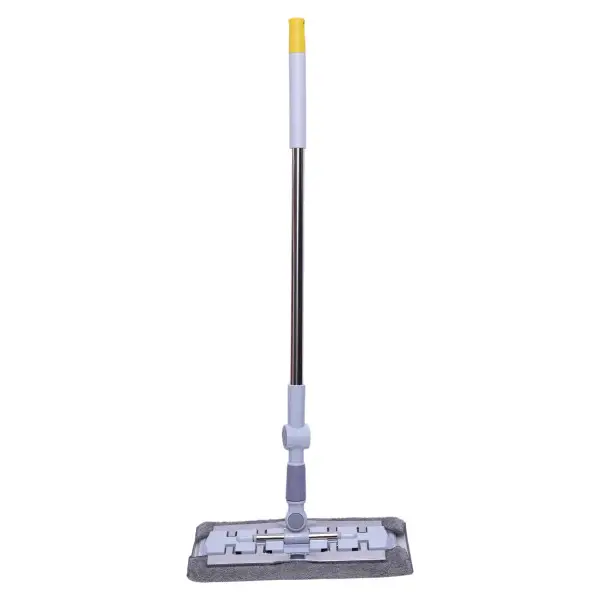Швабра для пола плоская с телескопической ручкой 130 см и с 2 салфетками из микрофибры Желтый (147-107-HP-35015-35Y ) - фото 6