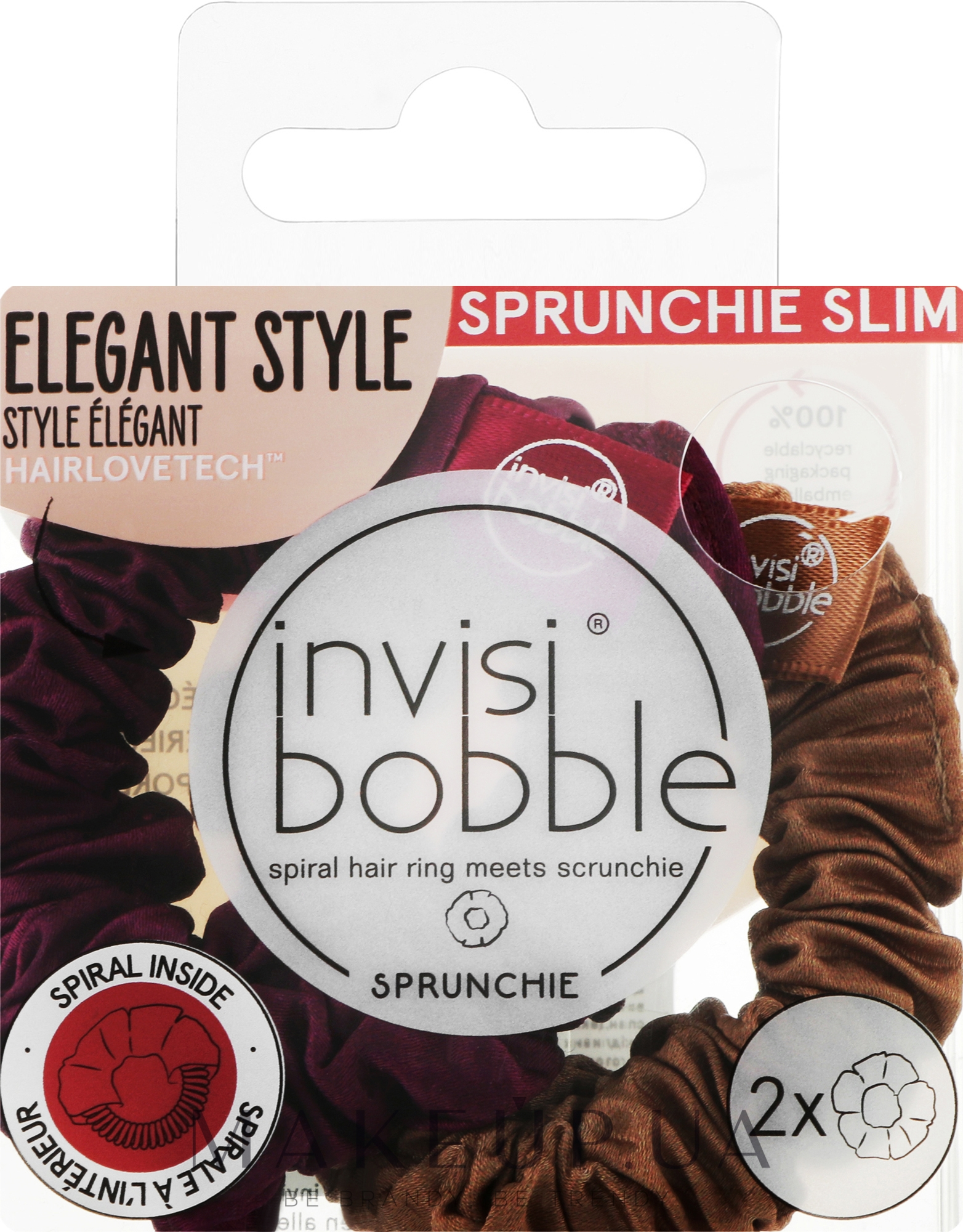 Резинка-браслет для волос Invisibobble Sprunchie Slim The Snuggle is Real (1809655235)