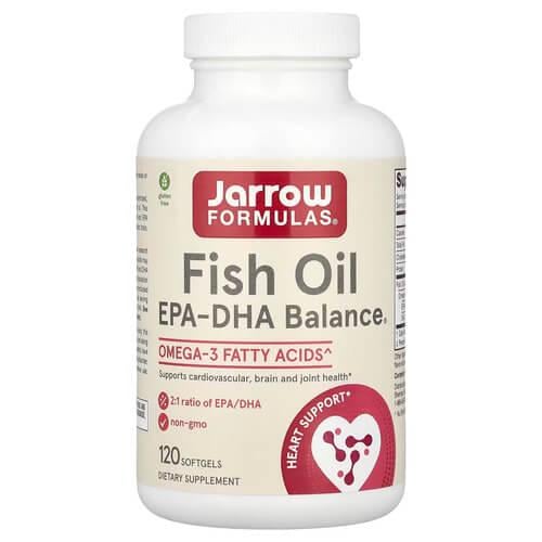 Омега-3 Jarrow Formulas Fish Oil EPA-DHA Balance 120 Softgels (JRW-16036)