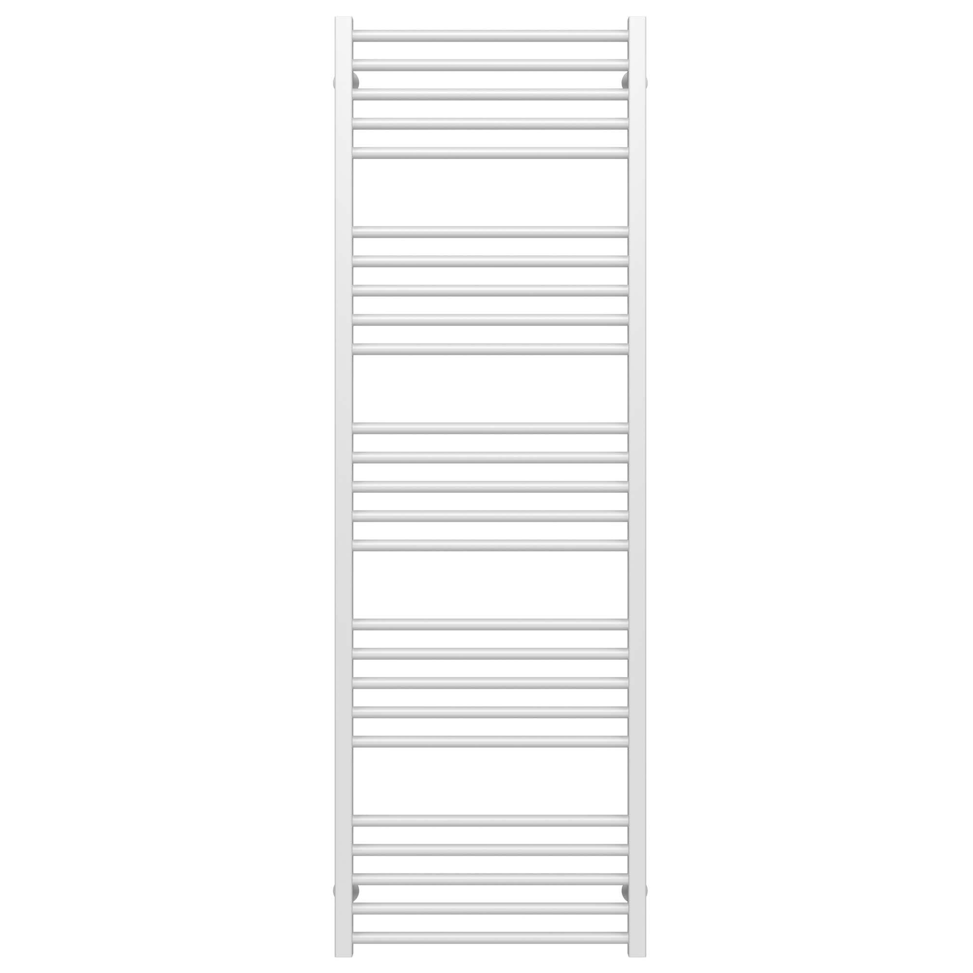Полотенцесушитель водяной Deffi Lima П25 боковое правое подключение нержавеющая сталь 600х1600 мм Белый (A.LI.160.60.25.W.C)