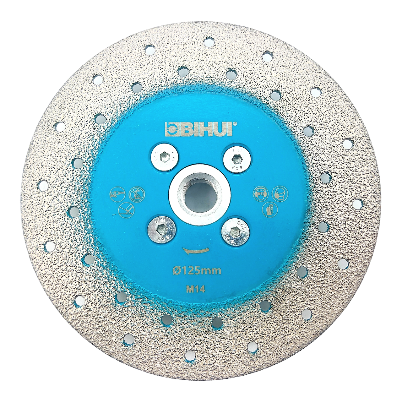 Диск алмазный BIHUI Vacuum для резки и шлифовки с фланцем М14 125 мм (DCWMМ5)